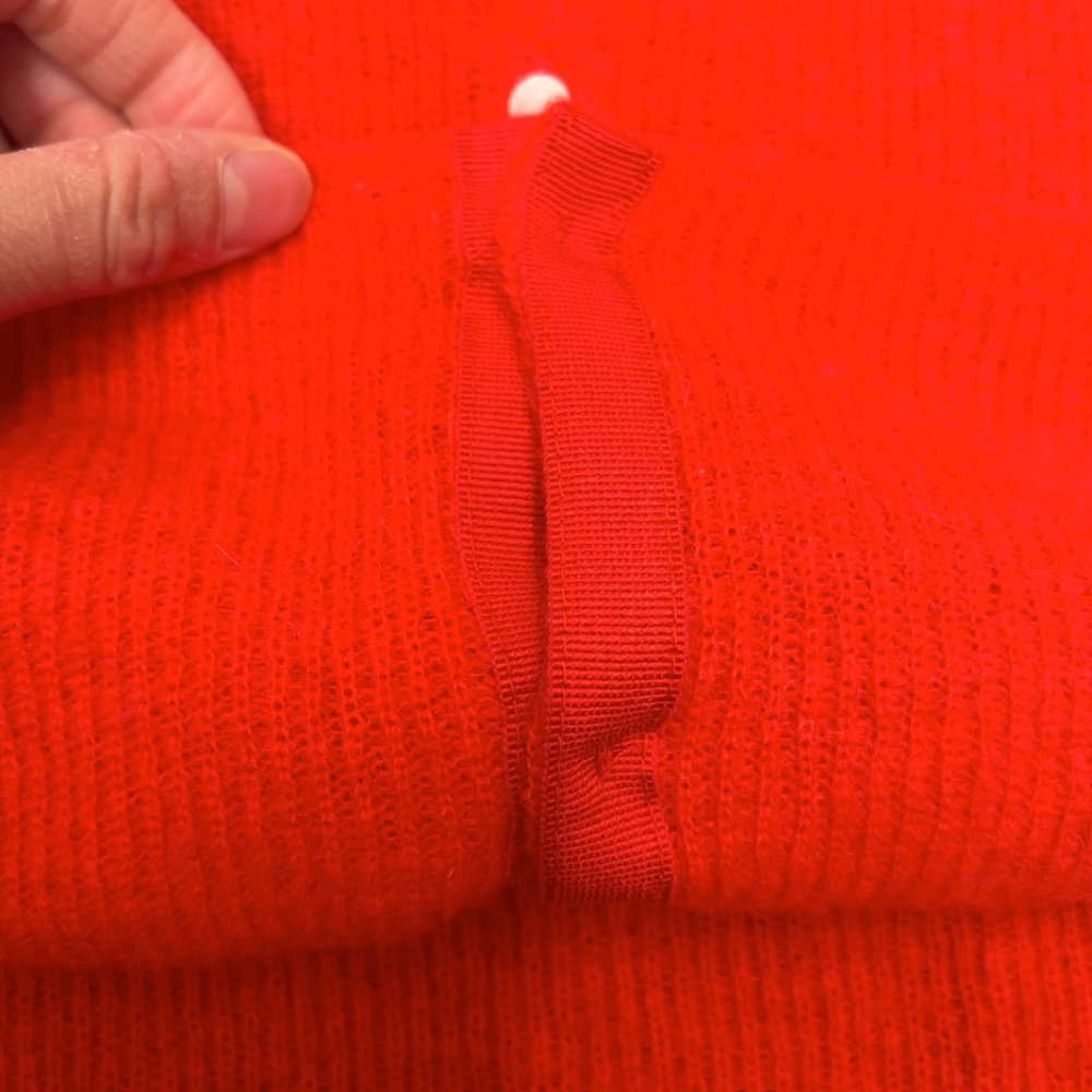 SEZANE-Gaspard Cardigan (Red)-Small - Picture 7 of 9